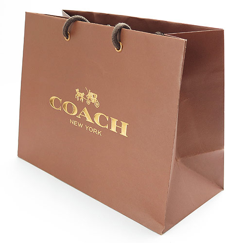 Coach paper shopping bag outlet