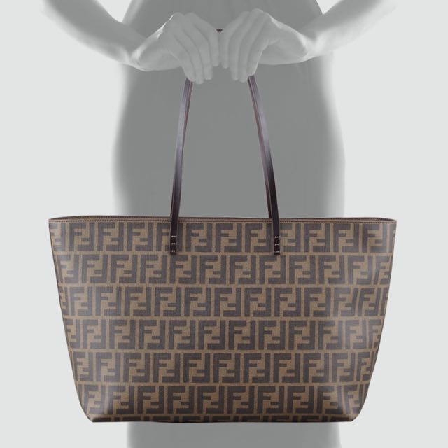 Fendi Zucca Roll Tote 38c3f7993 Caforexam Com