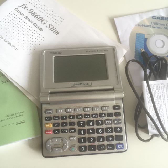GC Graphic Calculator Casio Fx9860G Slim