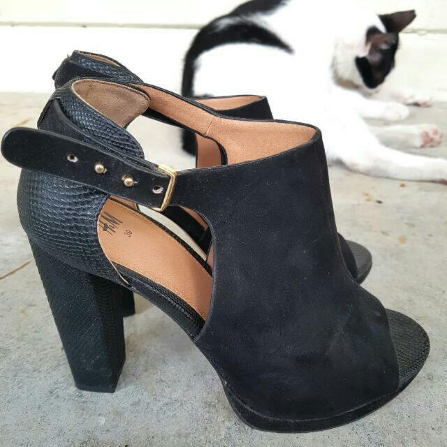 H&m peep toe boots shop