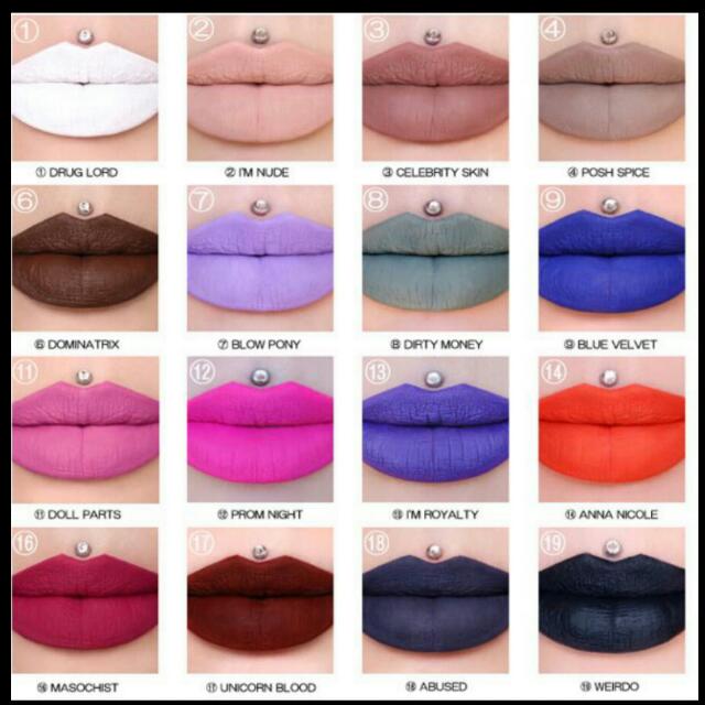 Jeffree Star Lippies Health Beauty Makeup On Carousell