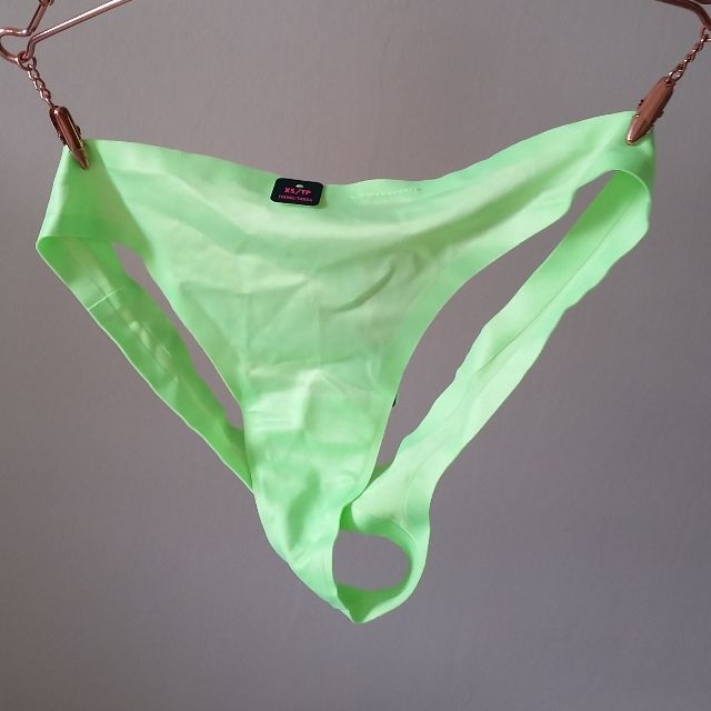 La Senza Luminious Lime Green Thong Panty, Women's Fashion, New