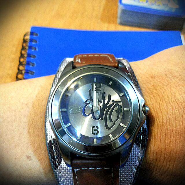 MARC ECKO WATCH (Category: Men's Watches) located in Manila. Submitted by thegreat. (Listing ID 71584468, Image 2). Description: Authentic original Good running condition Japan movement Replaced brand new strap.