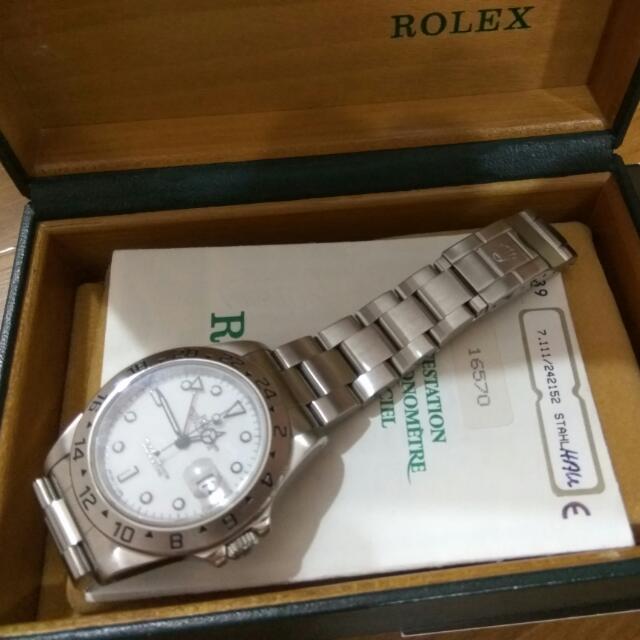 Rolex 16570 Explorer 2 Tritium Dial Men S Fashion Watches On Carousell