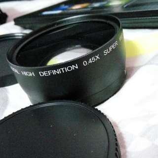 macro + wide angle lens 0.45x