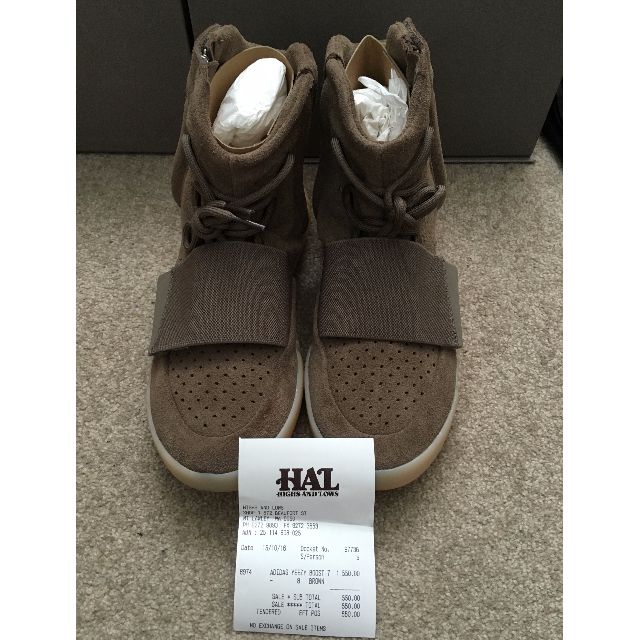 Adidas Yeezy Boost 750 Chocolate Brown US Size 8 Men s Fashion Footwear Sneakers on Carousell