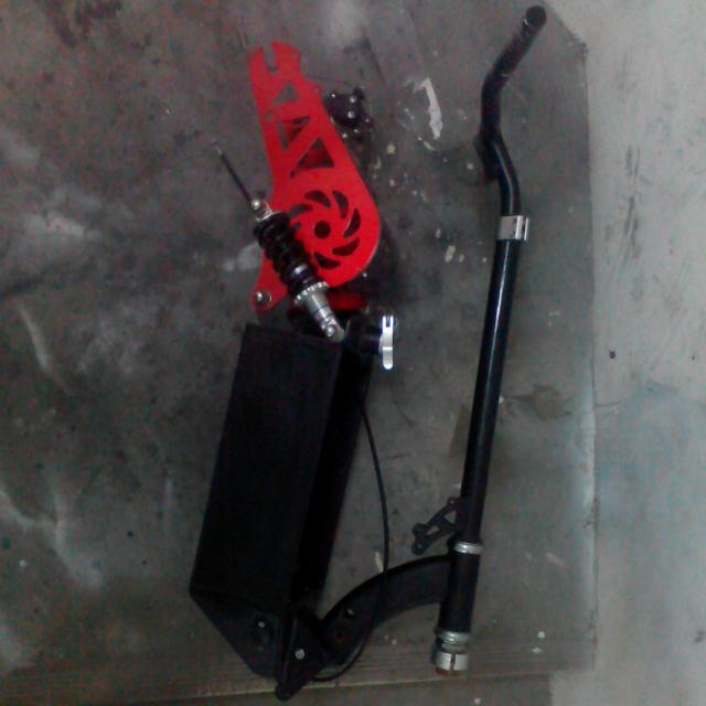 Evo Scooter Chassis Frame Barebone With Rear Suspension, Sports