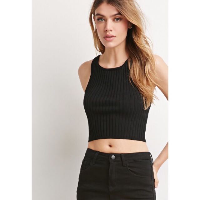 Forever 21 knit crop top shop