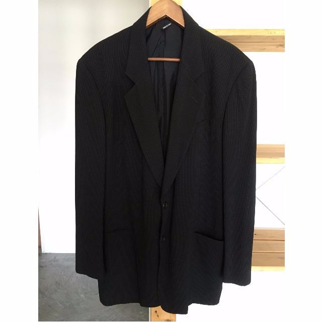 all black armani suit