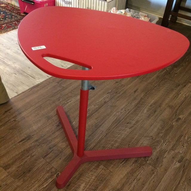IKEA Red Side Table, Furniture & Home Living, Furniture, Tables & Sets