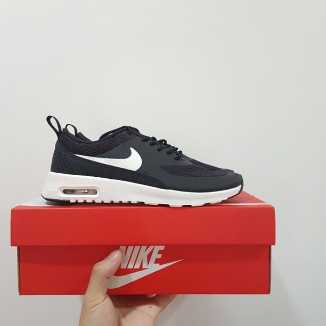 Nike Air Max Thea Trainers In Black And White Women s Fashion Footwear Sneakers on Carousell