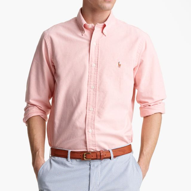 ralph lauren oxford pink