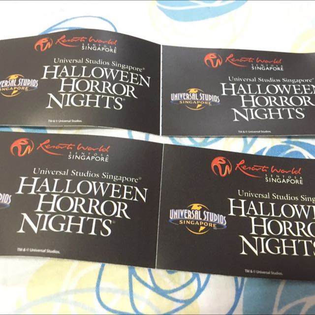 USS HALLOWEEN HORROR NIGHTS TICKETS, Tickets & Vouchers, Event Tickets