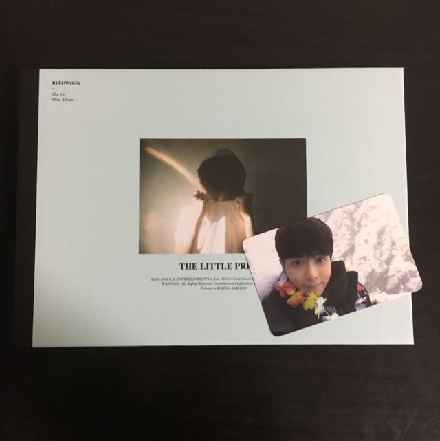 Wts Unsealed Super Junior Ryeowook The Little Prince Entertainment K Wave On Carousell