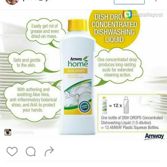 amway dish drop