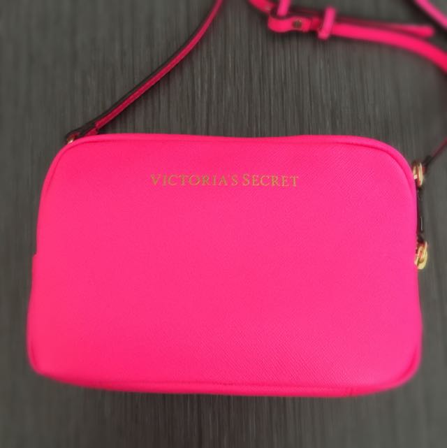 victoria secret sling bag pink