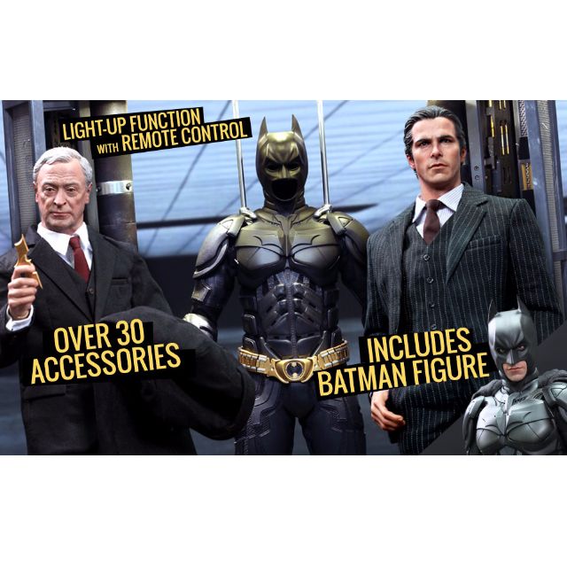 Movie Masterpiece Series MMS236 - The Dark Knight - Batman Armory with Bruce  Wayne and Alfred Pennyworth Batman