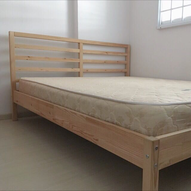 Ikea Tarva Bed Frame Queen Size, Furniture & Home Living, Furniture