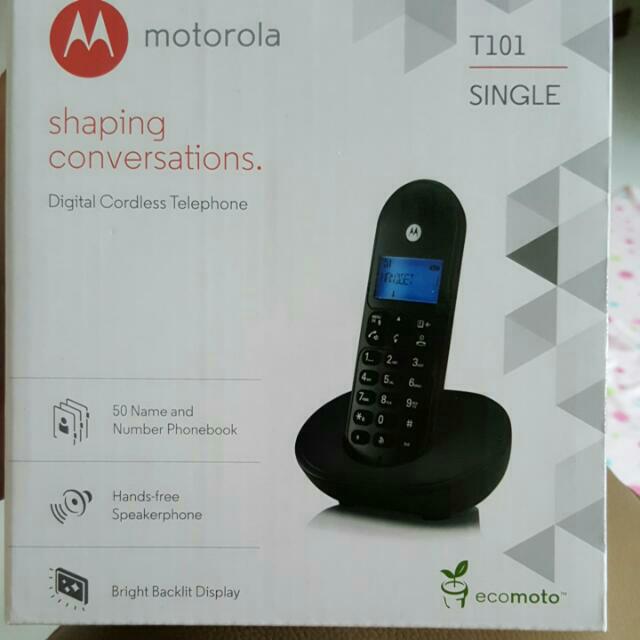 Motorola T101 Cordless Phone, Mobile Phones & Gadgets, WalkieTalkie on