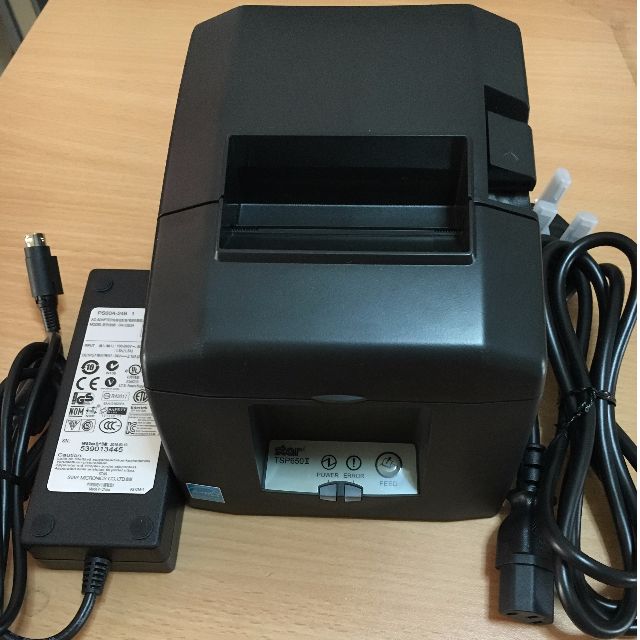 Star Receipt Printers TSP654IIE Bluetooth Black, Computers & Tech