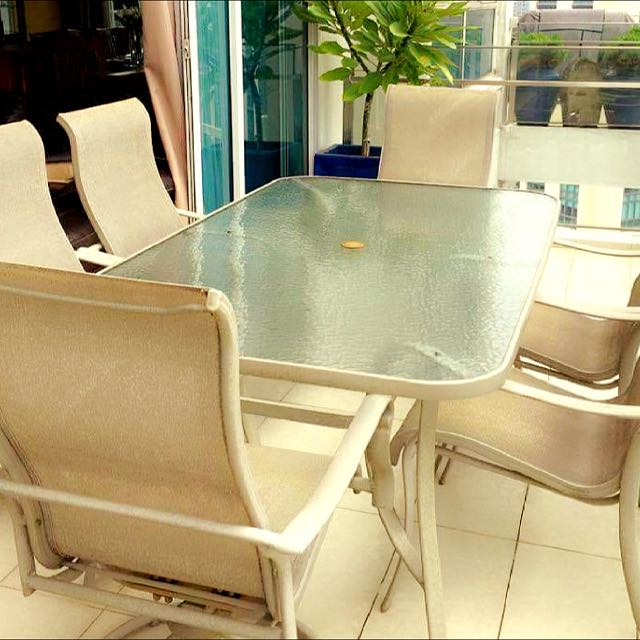 Veranda Garden Table Set 6 Seater Furniture On Carousell