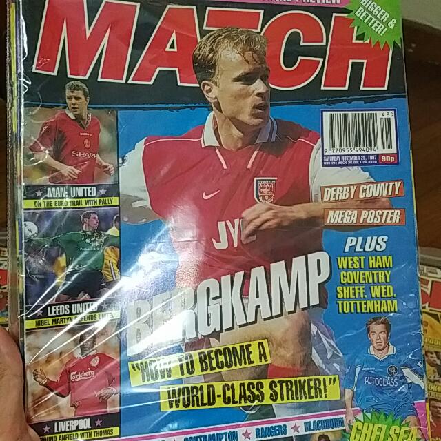 Vintage SHOOT and MATCH football magazines, Hobbies & Toys, Memorabilia & Collectibles, Vintage