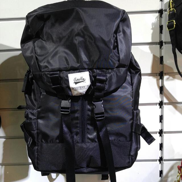 日本大阪背包品牌anello Hight Twill Nylon Backpack尼龍背囊 男裝 男裝袋 銀包 Carousell