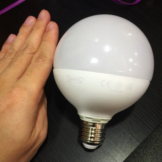 Ikea E27 Light Bulb Very Bright 16 5w Led 80ma 990 Lumens Warm White Electronics Others On Carousell