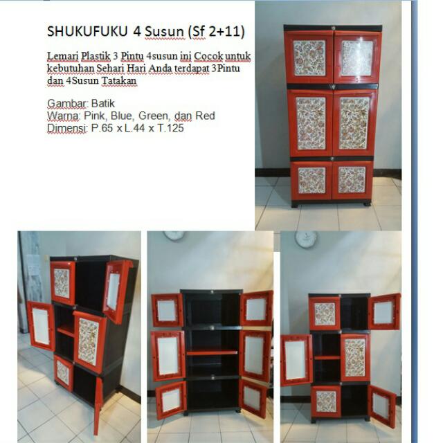 Lemari Plastik Jofer Shukufuku Sf 2 11 Home