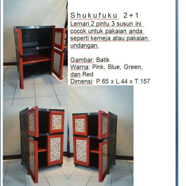 Lemari Plastik Jofer Shukufuku Sf 2 1 Home Furniture On