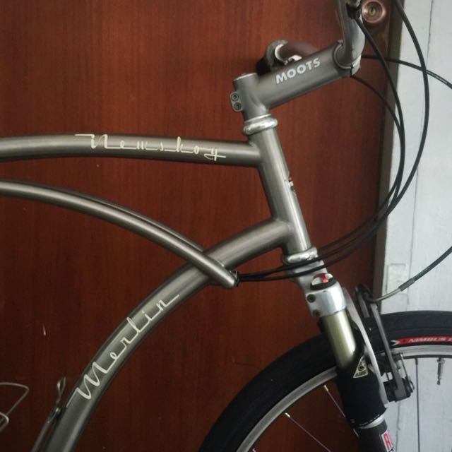 merlin newsboy titanium mtb mountain bike ultra rare sports equipment bicycles parts bicycles on carousell