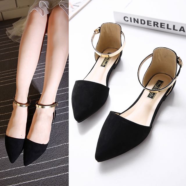 ankle strap flats