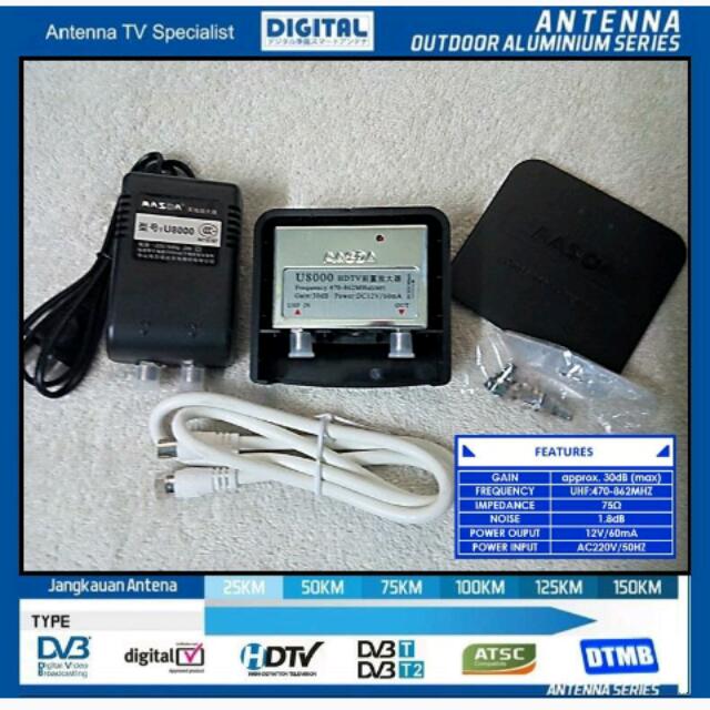 MYTV PREAMP FOR ANTENNA This antenna preamplifier support any DVB T T2