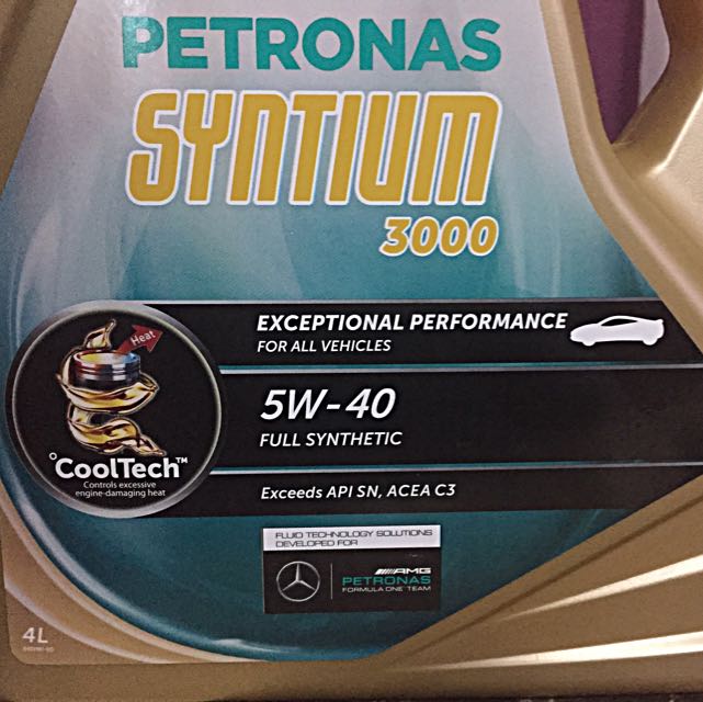 Petronas Syntium 3000, Auto Accessories on Carousell