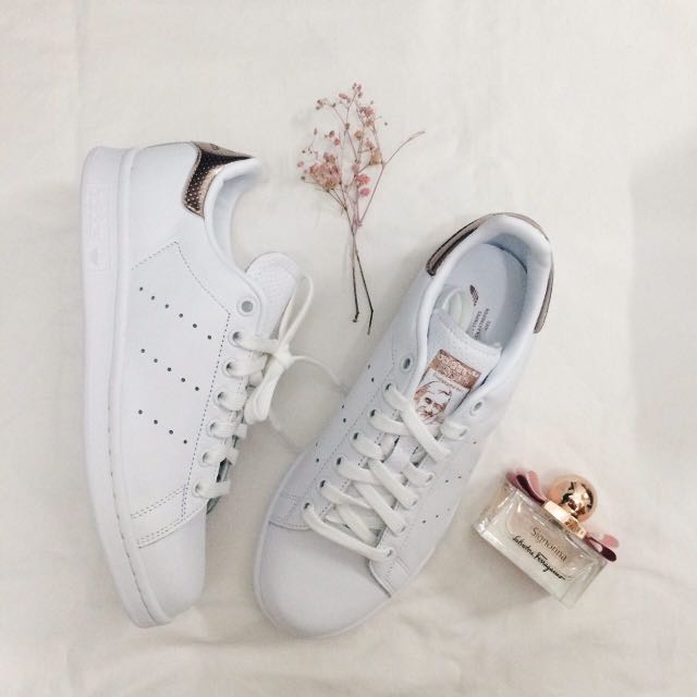stan smith rose gold womens