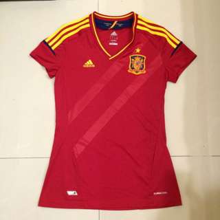 收藏 /Adidas正版西班牙世足賽球衣 經典 女款 #1111女裝買太多