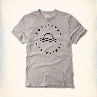 降降降價Hollister HCO海鷗 淺麻灰Ｔ 尺寸Ｍ