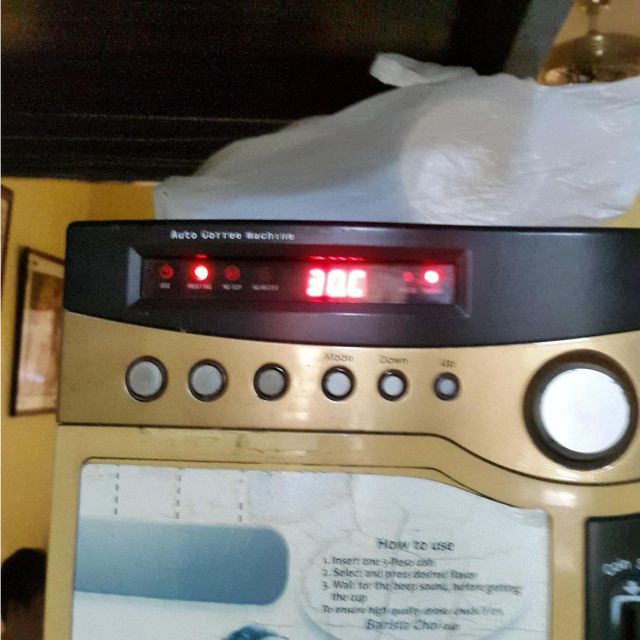 Barista Choi Coffee Vending Machine, Food & Drinks, Beverages on Carousell