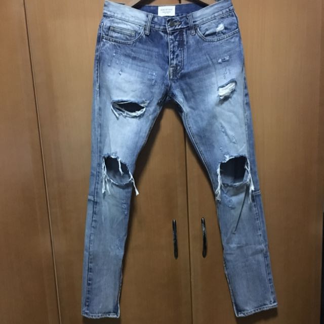 fear of god selvedge jeans