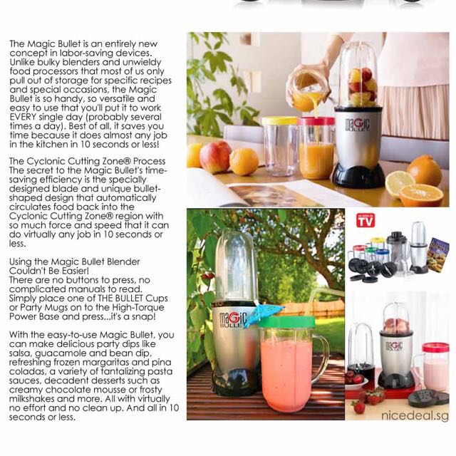 magic bullet blender 21 piece set price
