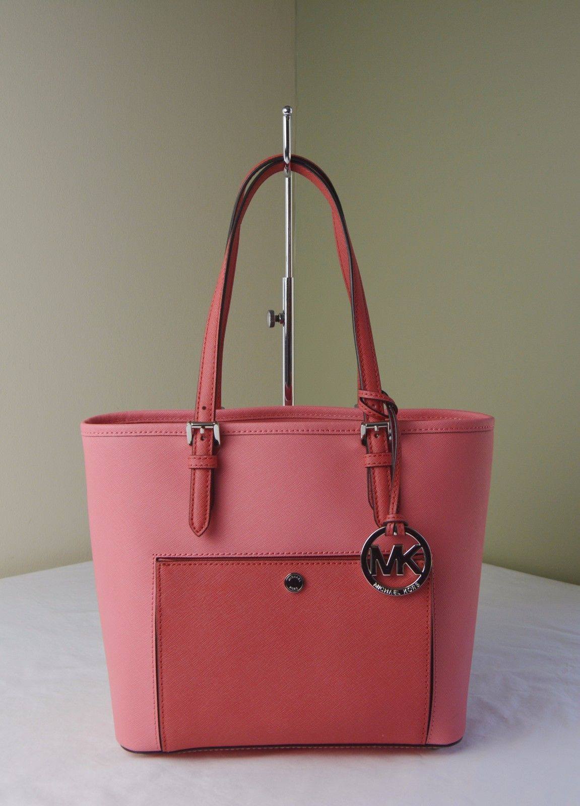 Michael kors medium new arrivals snap pocket tote