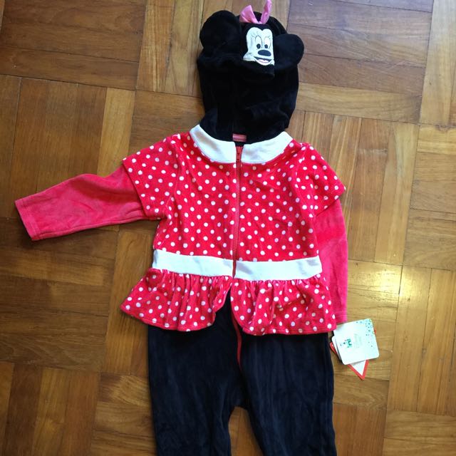 Minnie Mouse Overalls, Babies & Kids, Babies & Kids Fashion on Carousell