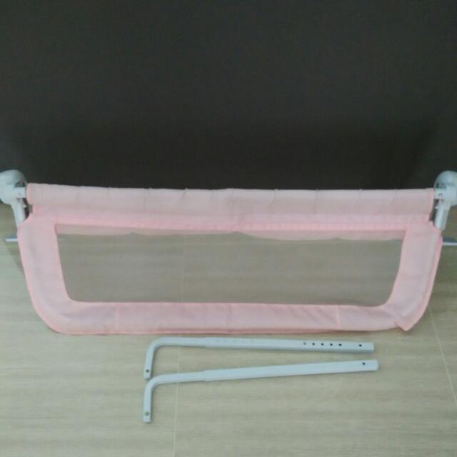 mothercare pink bed guard