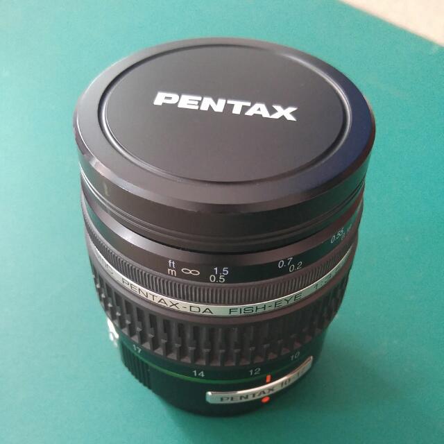 Pentax Da 10 17mm F 3 5 4 5 Ed If Fish Eye Len Everything Else On Carousell