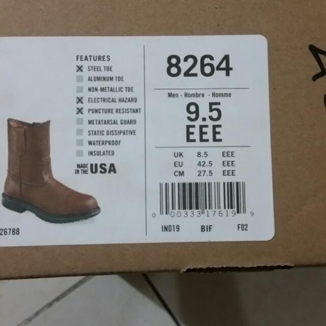 Red Wing Highcut Safety Boots. Original 