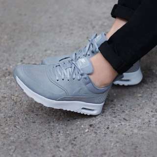 Nike Air Max Thea Cool Grey Sail Metallic Pewters Trainers
