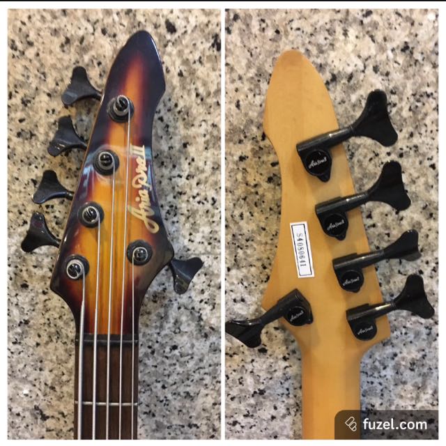 90's Aria Pro II Avante Steve Bailey 5 String Bass Guitar, Hobbies