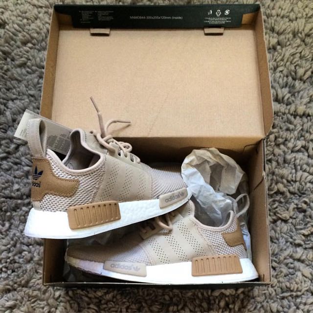 Adidas X Offspring NMD R1 Desert Sand Exclusive, Men's Fashion, Footwear, Sneakers Carousell