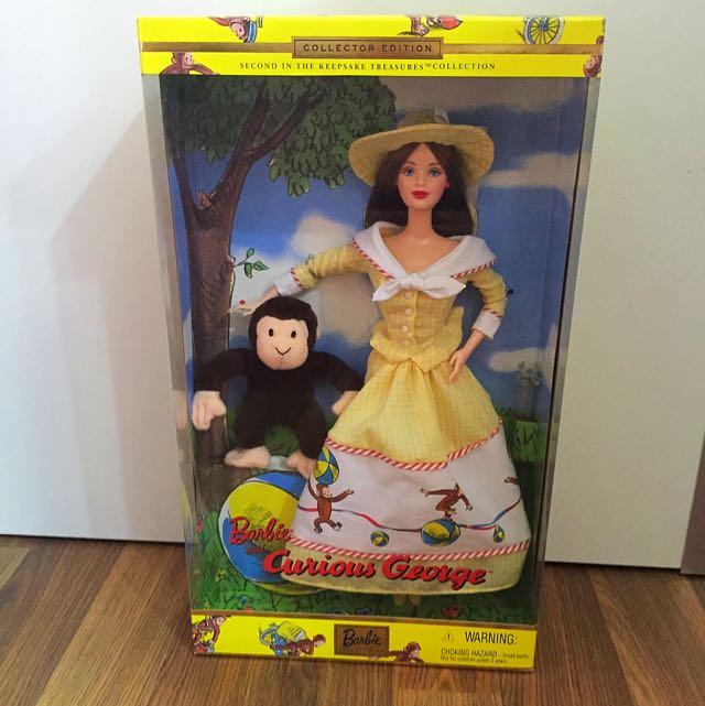 curious george barbie doll value