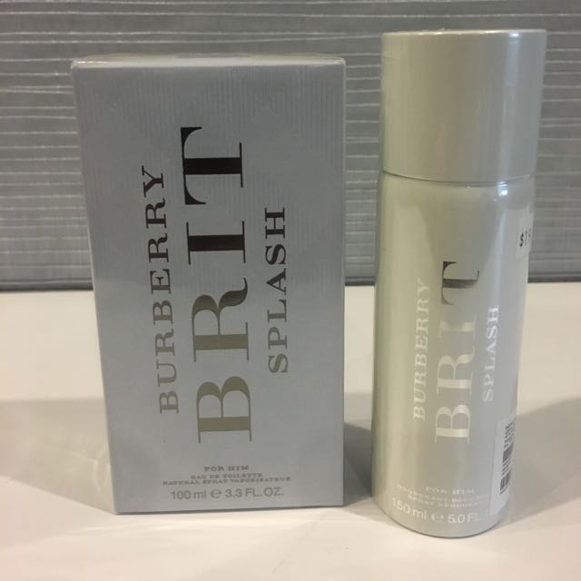 burberry brit splash deodorant